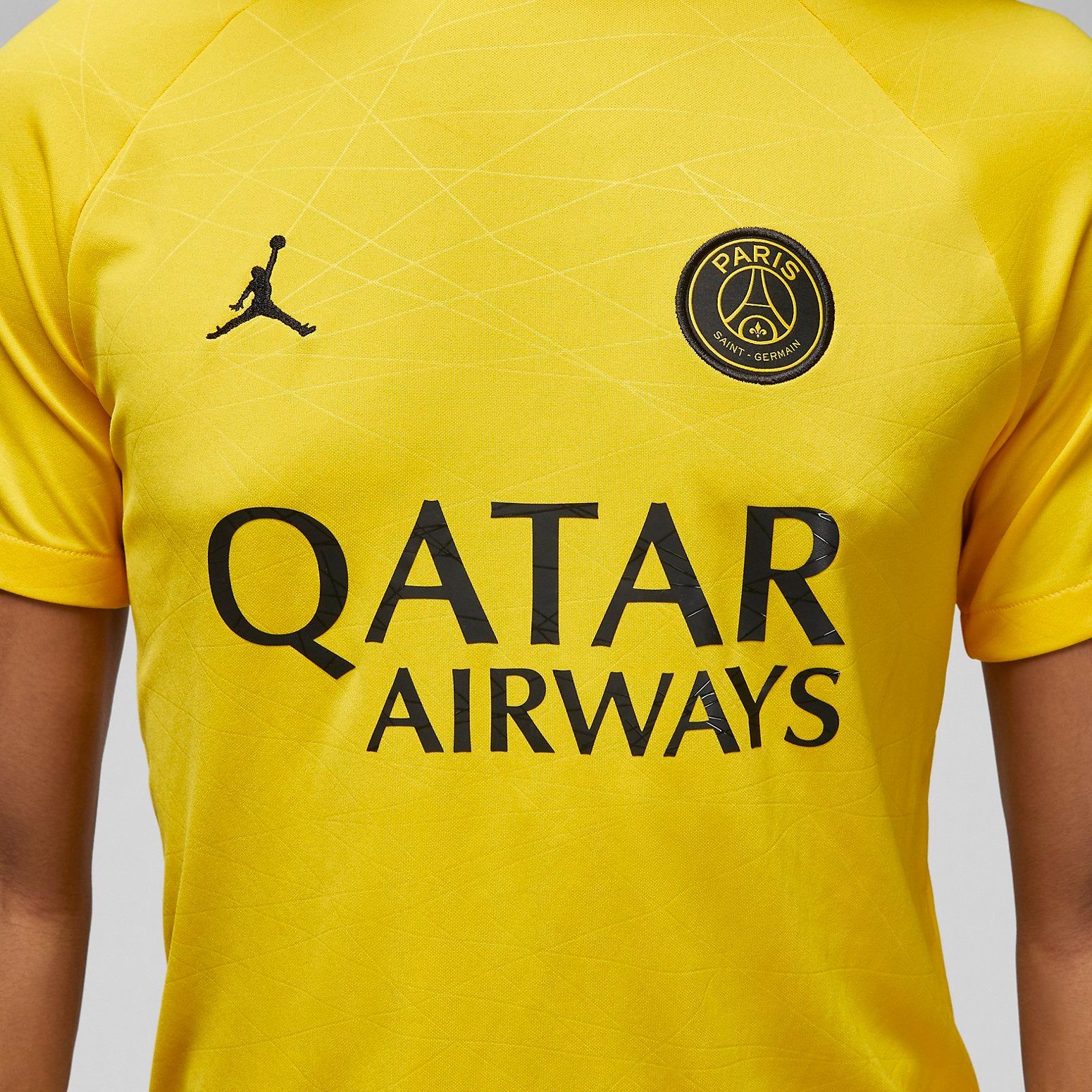 Air Jordan x Paris Saint-Germain Academy Pro Dri-FIT Top 'Tour Yellow' DR4906-720 sold by KicksCrew product image thumbnail 2