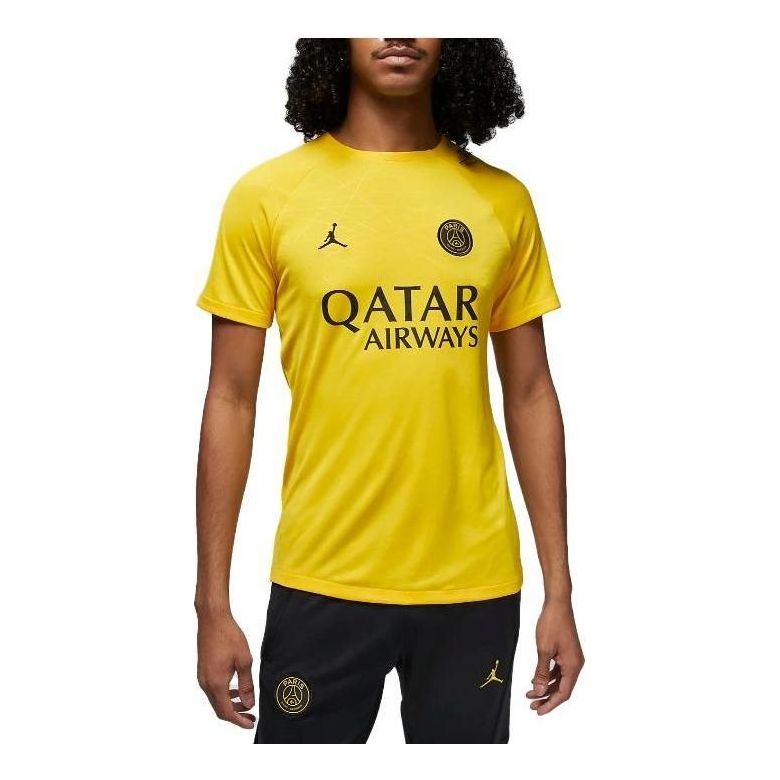 Air Jordan x Paris Saint-Germain Academy Pro Dri-FIT Top 'Tour Yellow' DR4906-720 sold by KicksCrew