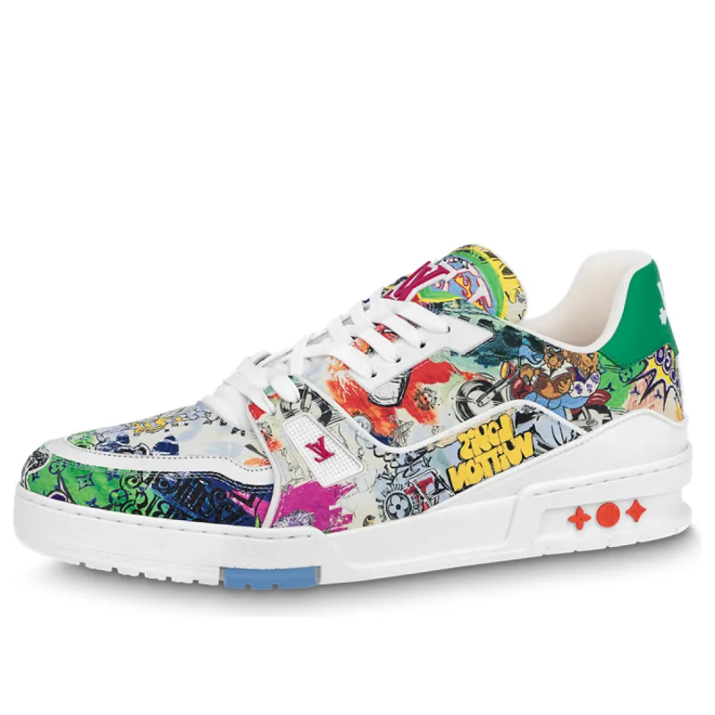 LOUIS VUITTON LV Trainer Sneakers 'Comical Multicolor' 1AB9XH sold by KicksCrew