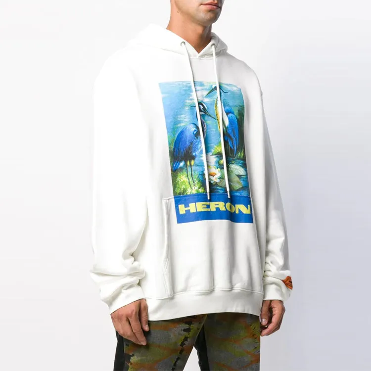 HERON PRESTON SS21 Herons Popover Hoodie 'White Multi-color' HMBB004F198080010288 sold by KicksCrew product image thumbnail 3