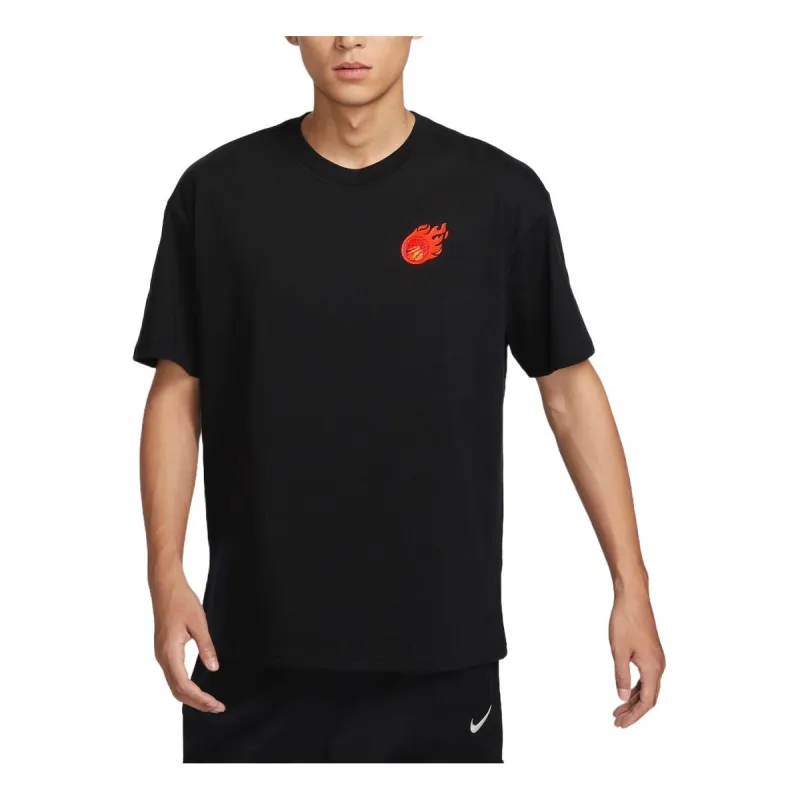 Nike Max90 Basketball T-Shirt Asia Sizing 'Black' FZ8084-010