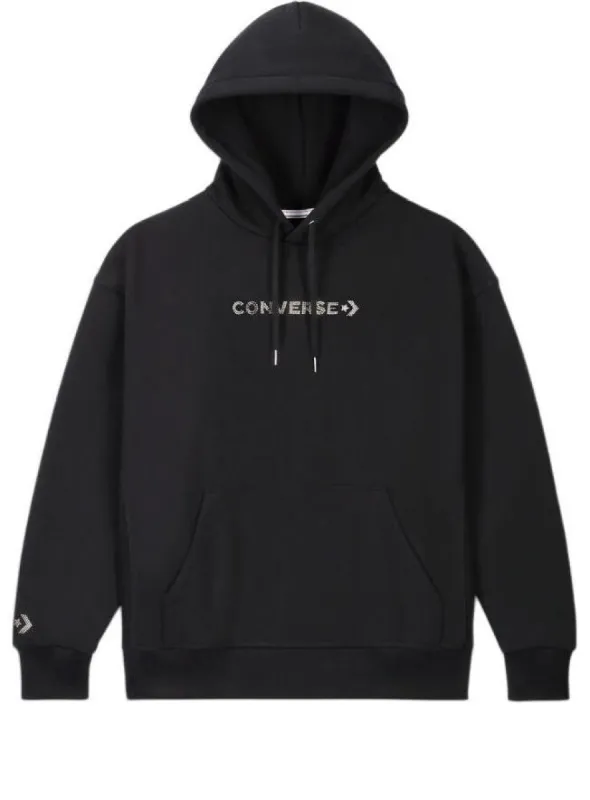 Converse Gold Standard Hoodie with Swarovski® Crystals 'Black' 10027137-A01 sold by KicksCrew