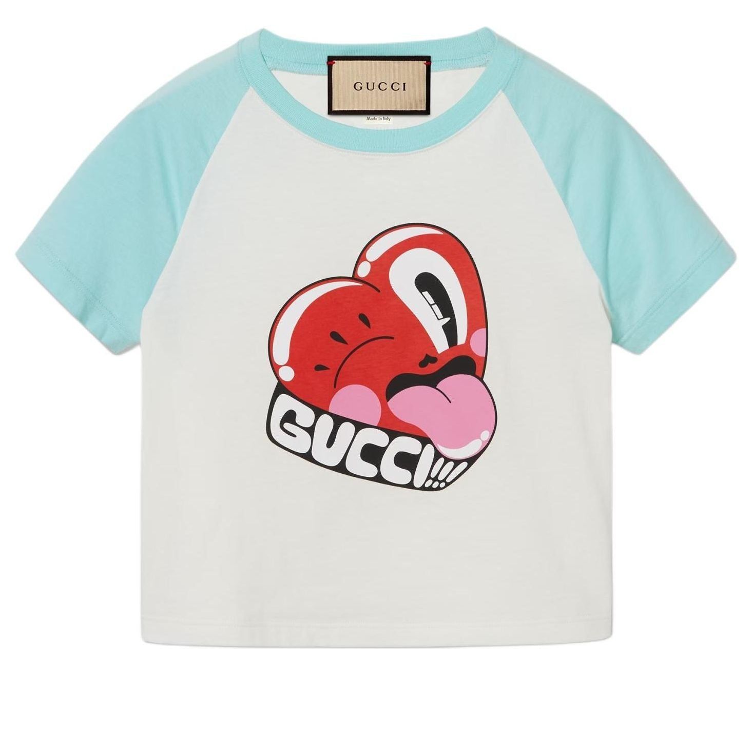 (WMNS) Gucci Cotton Jersey Short Sleeved T-Shirt 'Off White' 768183-XJGHN-9095 sold by KicksCrew