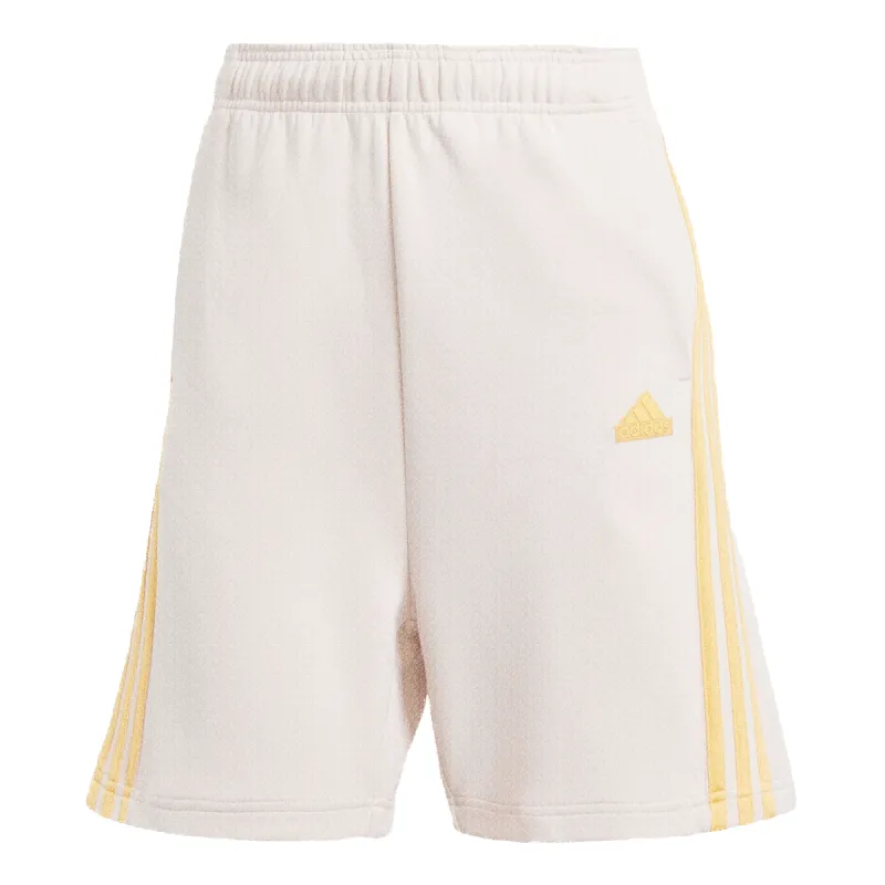 (WMNS) adidas Future Icons 3-Stripes Shorts 'Putty Mauve' IS3675 sold by KicksCrew