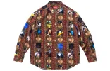 Supreme x Mark Leckey FW23 Week4 Hardcore Printed Corduroy Shirt 'Multicolor' SUP-FW23-089 sold by KicksCrew