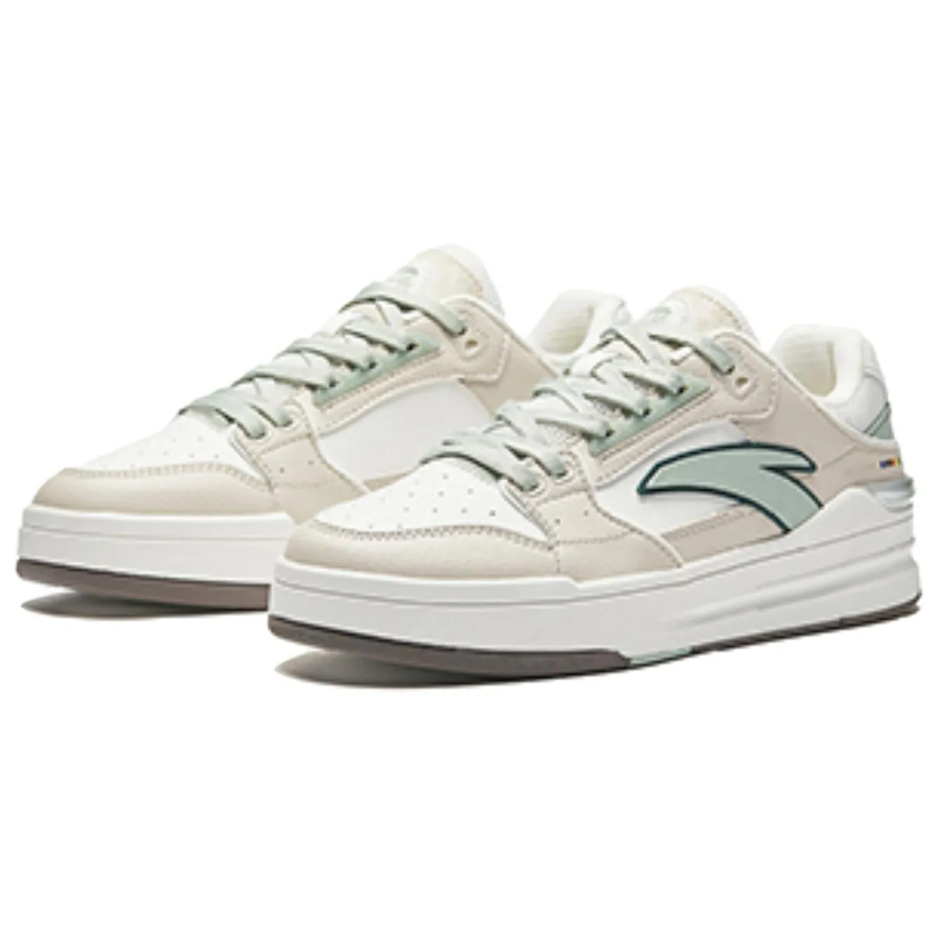 (WMNS) ANTA Wang Yibo Collection STREET PLAY 'Beige Green' 122438052-12 sold by KicksCrew product image thumbnail 2