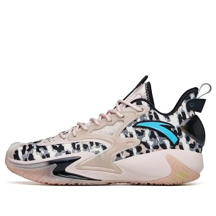 ANTA Shock Wave 3 Pro 'Light Brown Leopard Print' 112221619-3 sold by KicksCrew