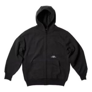 Palace X Engineered Garments FW22 Heavy Patchwork Zip Hood Jacket 'Black' P23CS191 sold by KicksCrew