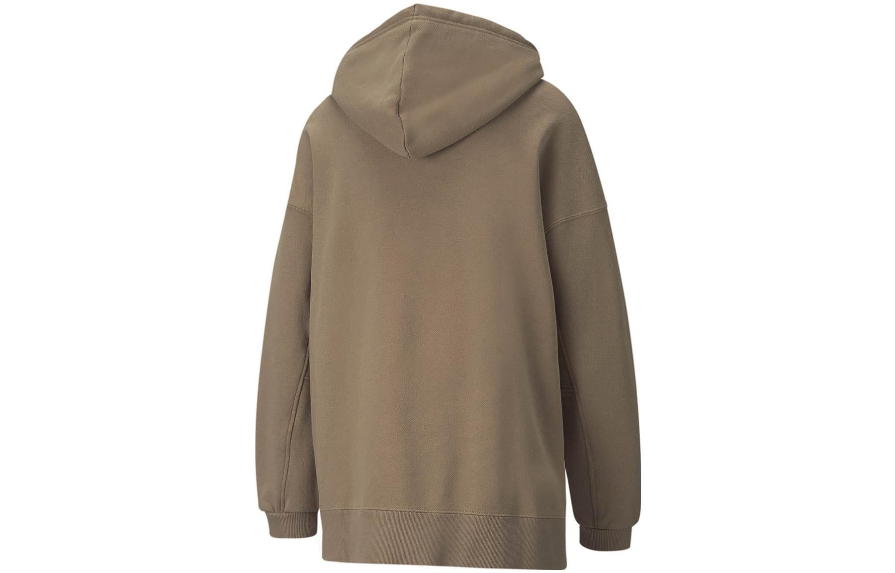 (WMNS) Puma Infuse Pullover Hoodie 'Brown' 533421-63 sold by KicksCrew product image thumbnail 2