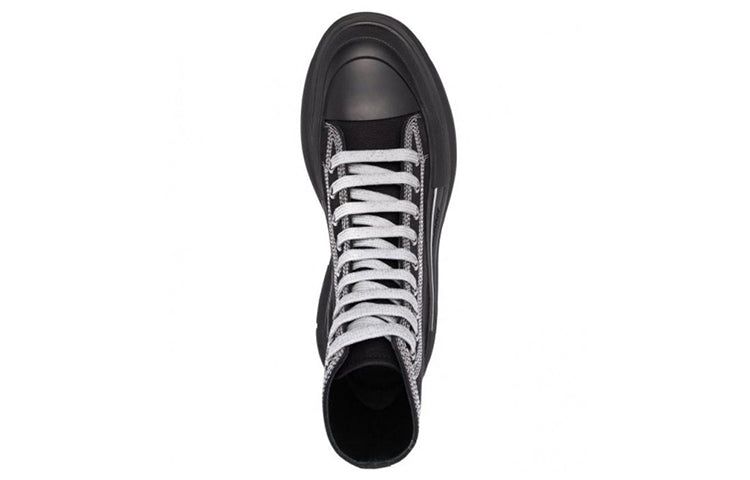 Alexander McQueen Tread Slick High-Top Sneakers 'Black Grey' 662681W4MV81081 sold by KicksCrew product image thumbnail 4