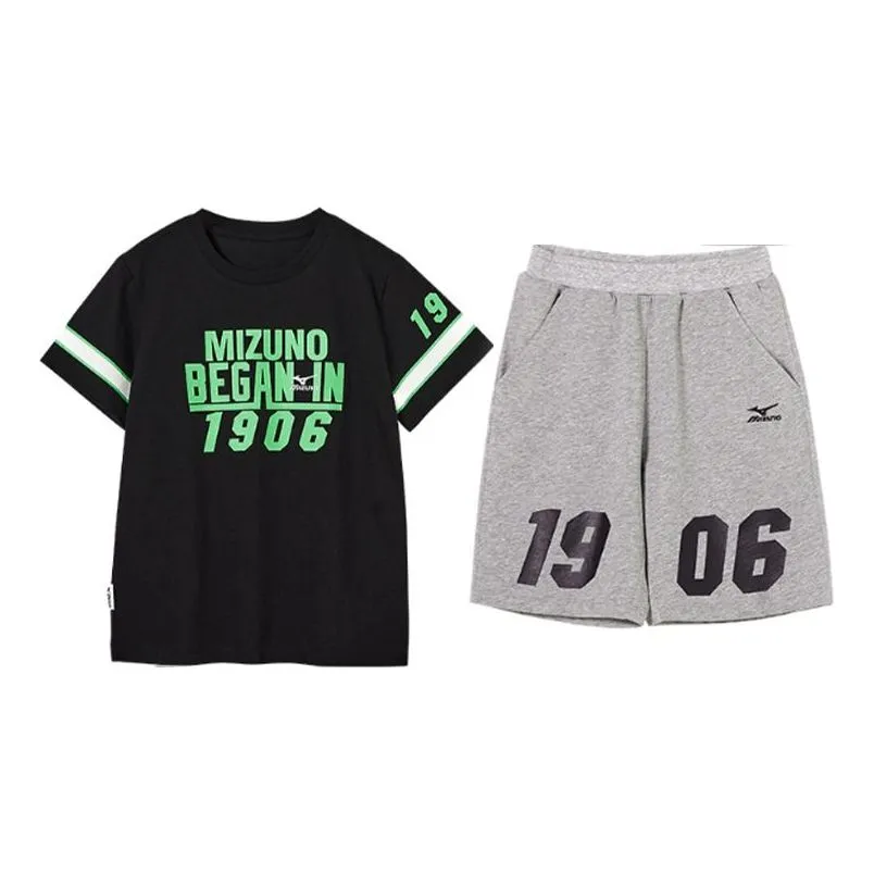 (GS) Mizuno Casual Sportwear T-shirt 'Black' 32CC2418 sold by KicksCrew