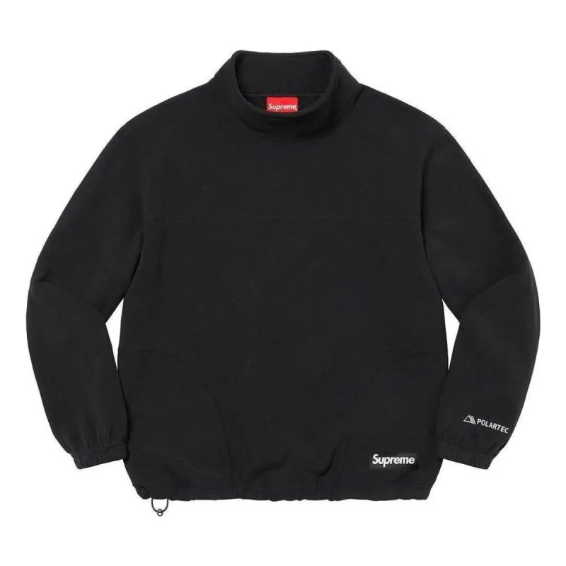 Supreme x Polartec Mock Neck Pullover 'Black White' SUP-FW22-817 sold by KicksCrew