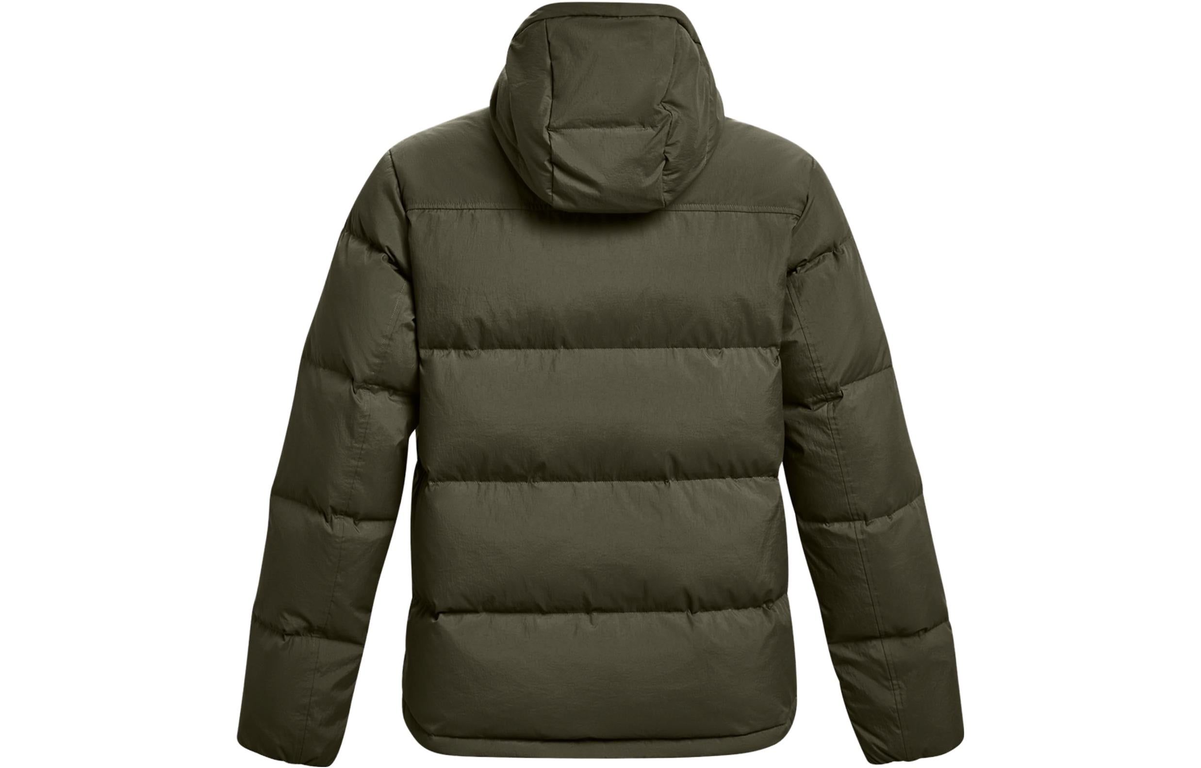 Under Armour ColdGear Infrared Fleece Down Jacket 'Olive Green' 1378830-390 sold by KicksCrew product image thumbnail 2