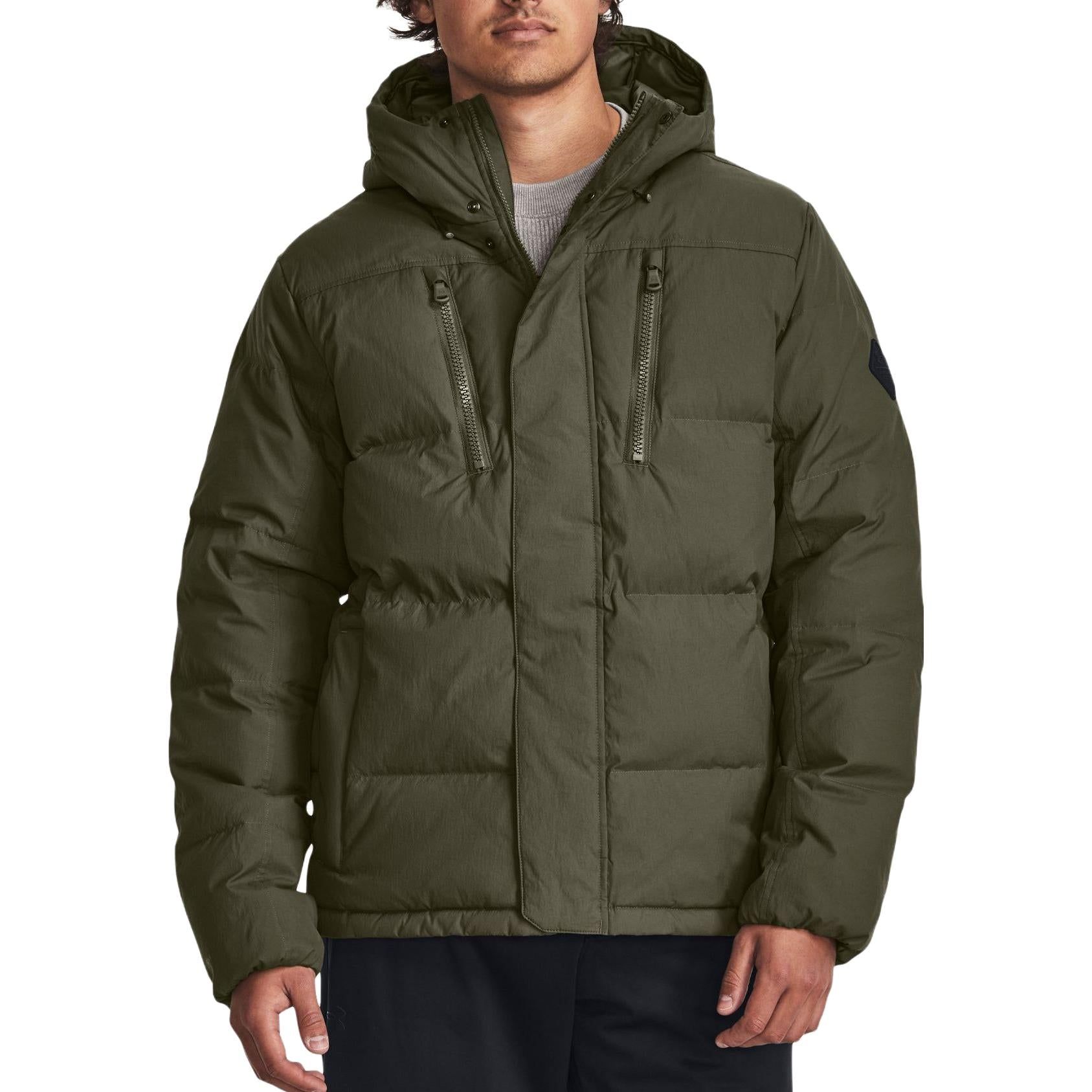 Under Armour ColdGear Infrared Fleece Down Jacket 'Olive Green' 1378830-390 sold by KicksCrew product image thumbnail 4