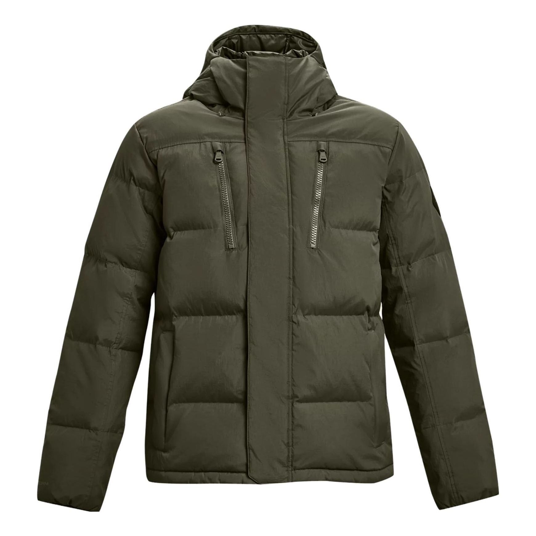 Under Armour ColdGear Infrared Fleece Down Jacket 'Olive Green' 1378830-390 sold by KicksCrew