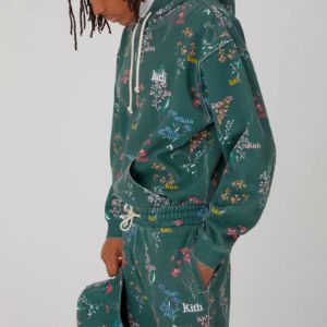 KITH Botanical Floral Williams III Hoodie 'Stadium' KH2624-302 sold by KicksCrew