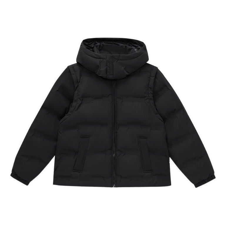 (WMNS) New Balance Athletic Down Jacket 'Black' AWJ24314-BK sold by KicksCrew