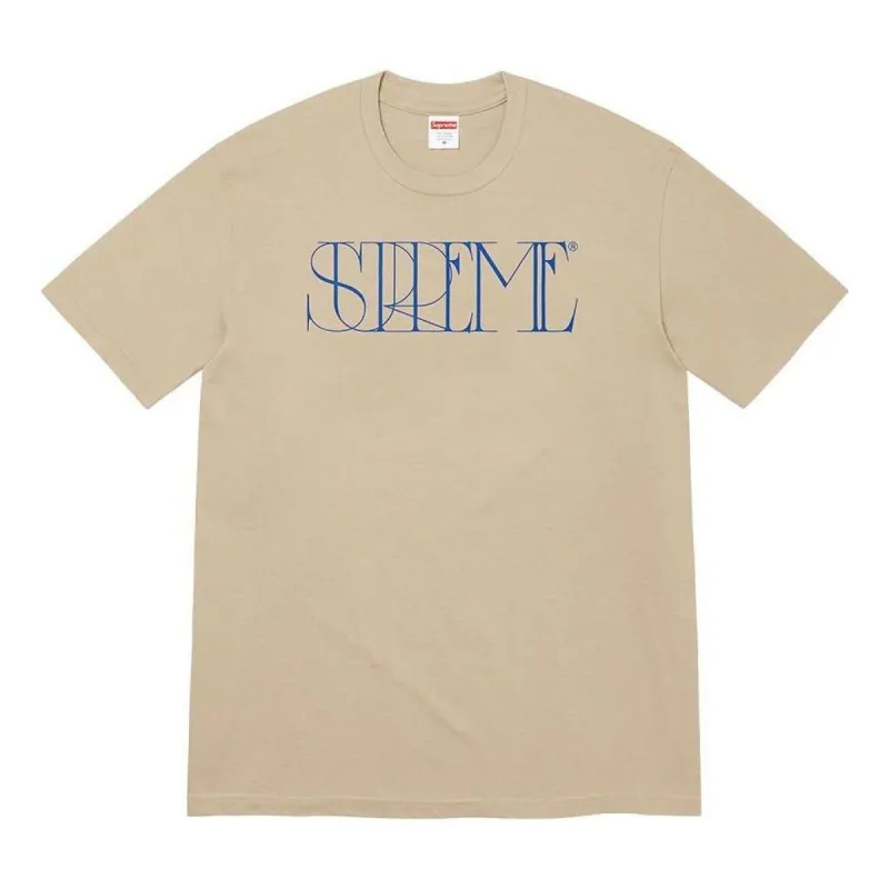 Supreme Winter T-Shirt 'Tan Blue' SUP-FW22-810 sold by KicksCrew