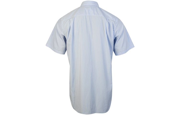 COMME des GARCONS PLAY Black Emblem Striped Short Sleeve Shirt 'Light Blue' AZ-B022-M sold by KicksCrew product image thumbnail 2