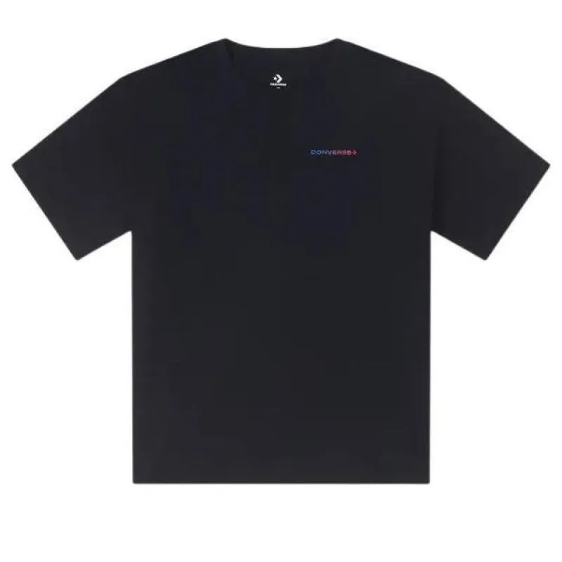 (WMNS) Converse Soundwaves T-Shirt 'Black' 10026374-A02 made by Converse