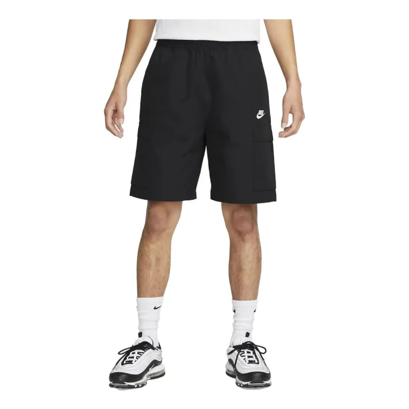 Nike Club Woven Cargo Shorts 'Black' FB1247-010 sold by KicksCrew