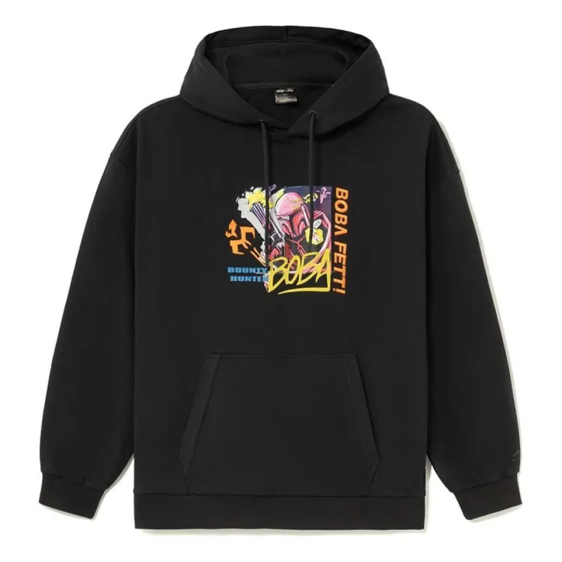 Li-Ning x Star Wars Graphic Hoodie 'Black' AWDS589-1 sold by KicksCrew