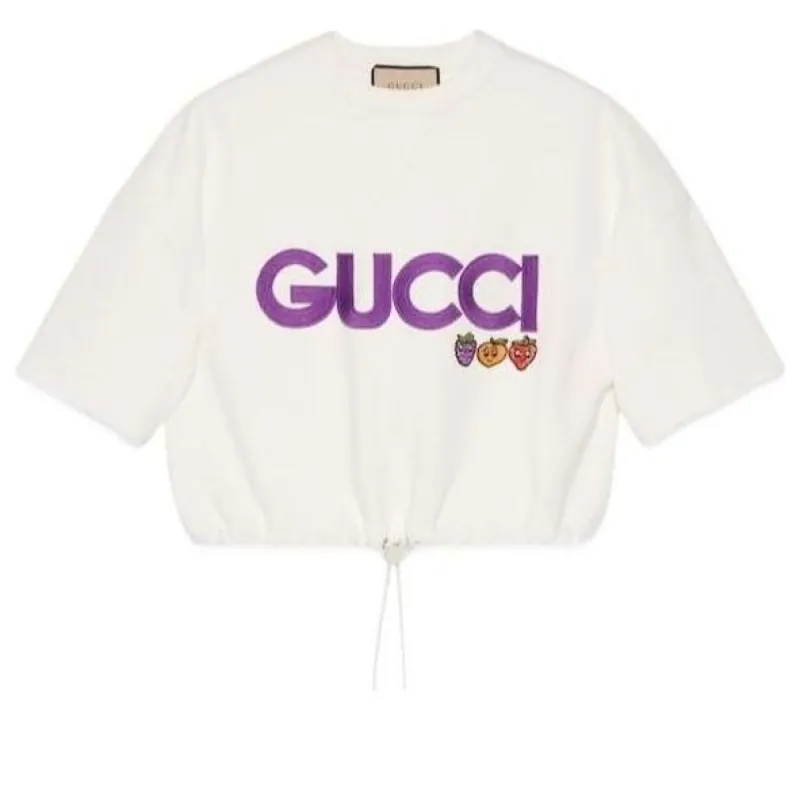 (WMNS) Gucci Cotton Jersey Sweatshirt With Patch 'Off White' 773722-XJF8P-9088 sold by KicksCrew