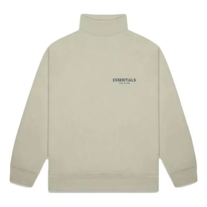 Fear of God Essentials FW20 Mock Neck Sweatshirt 'Moss' FOG-FW20-296 sold by KicksCrew