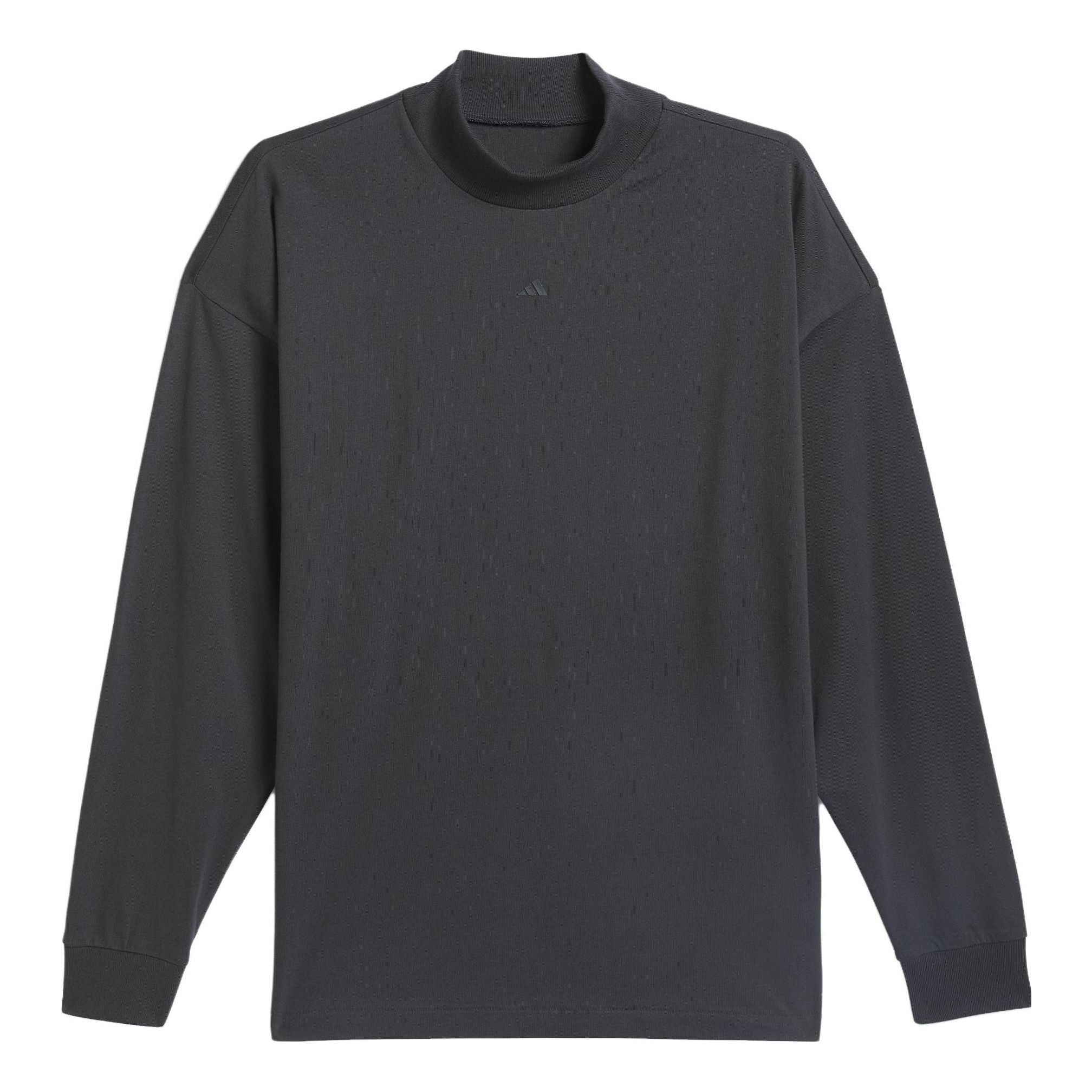adidas Basketball Long Sleeve Tee 'Carbon' IN9561 sold by KicksCrew