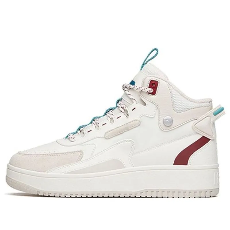 (WMNS) ANTA Fashion Series Sneakers High 'Light Grey' 122148013R-2 sold by KicksCrew