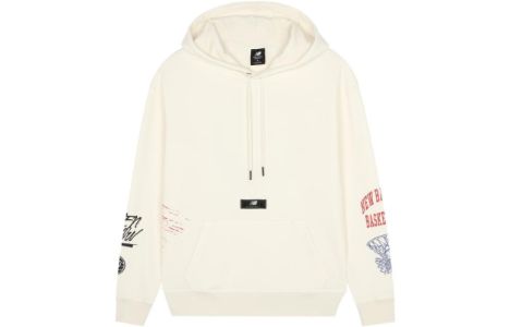 New Balance Hoops Merged Eras Sweat Hoodie 'White' MT21592-RCA sold by KicksCrew