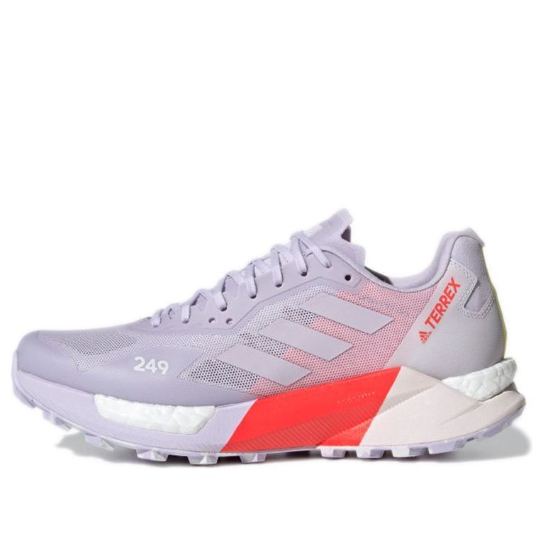 (WMNS) adidas Terrex Agravic Ultra Trail 'Purple Tint Solar Red' S42735 sold by KicksCrew