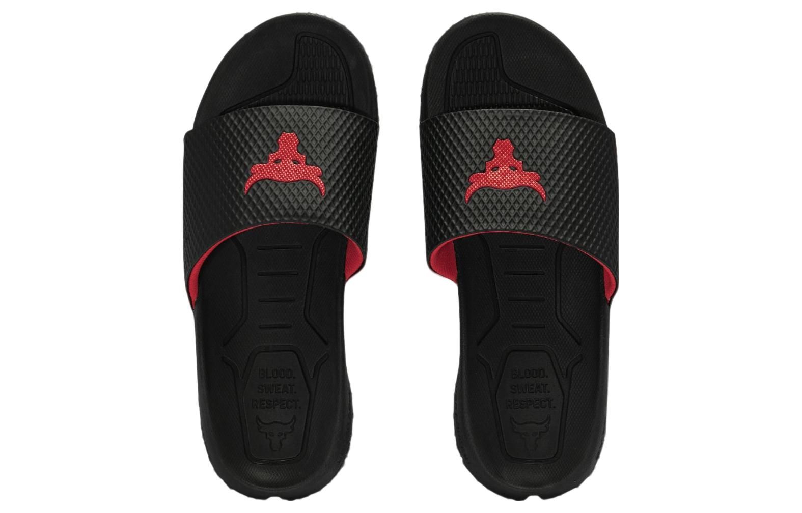 Under Armour Project Rock Slide 'Ultimate Black Stealth Grey' 3025237-002 sold by KicksCrew product image thumbnail 4