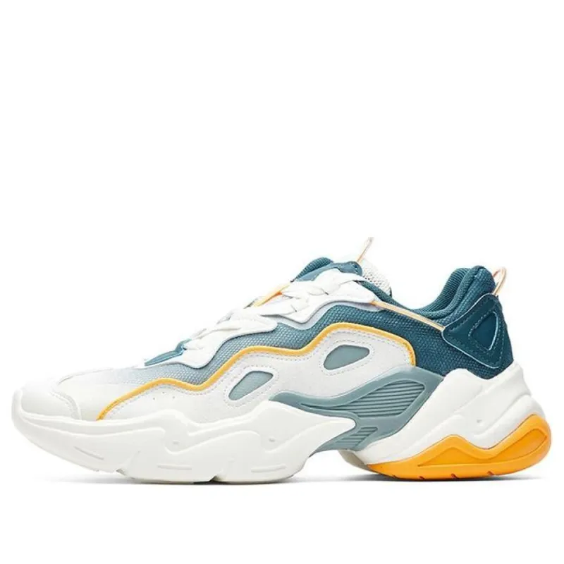 ANTA Life Collection Dad Shoes 'White Teal Yellow' 112038883-3 sold by KicksCrew