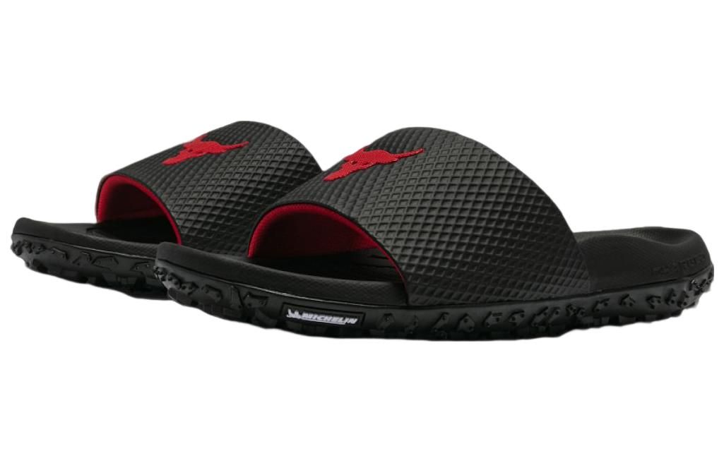 Under Armour Project Rock Slide 'Ultimate Black Stealth Grey' 3025237-002 sold by KicksCrew product image thumbnail 3