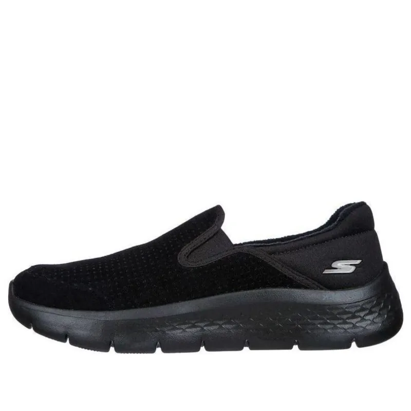 (WMNS) Skechers Go Walk Flex 'Relish - Black' 124953-BBK sold by KicksCrew