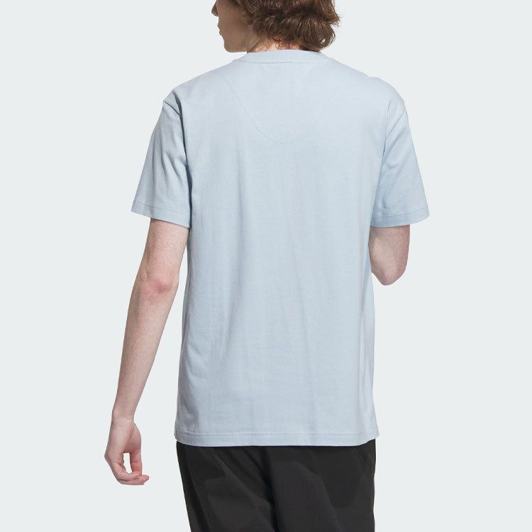 Adidas Sportswear Lounge Short Sleeve T-Shirts 'Blue' IP4993 sold by KicksCrew product image thumbnail 3