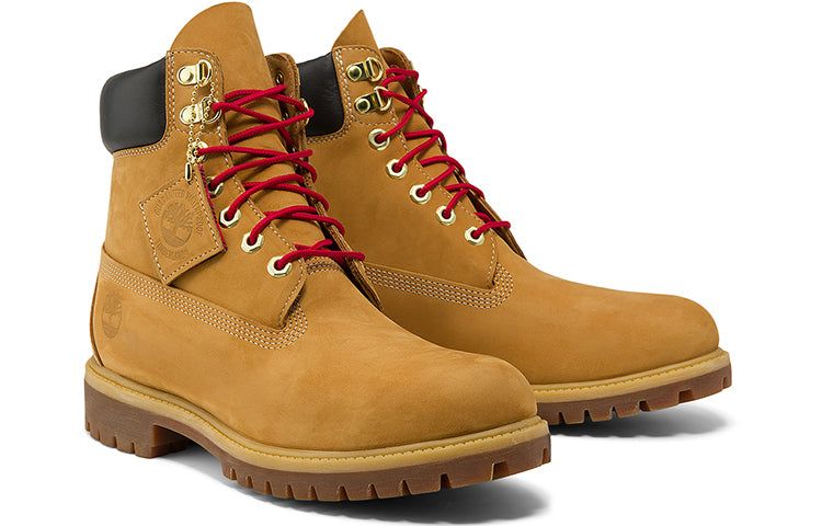 Timberland 6 Inch Waterproof Premium Boots 'Wheat Red' A2GHN231 sold by KicksCrew product image thumbnail 4