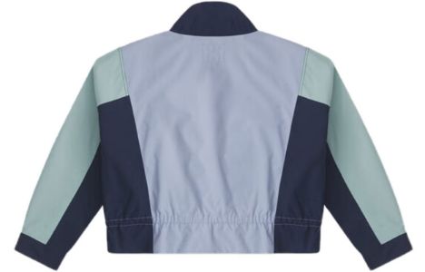 (WMNS) Converse Long Sleeve Short Fit Cargo Windproof Jacket 'Blue' 10026915-A02 sold by KicksCrew