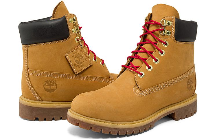Timberland 6 Inch Waterproof Premium Boots 'Wheat Red' A2GHN231 sold by KicksCrew product image thumbnail 5
