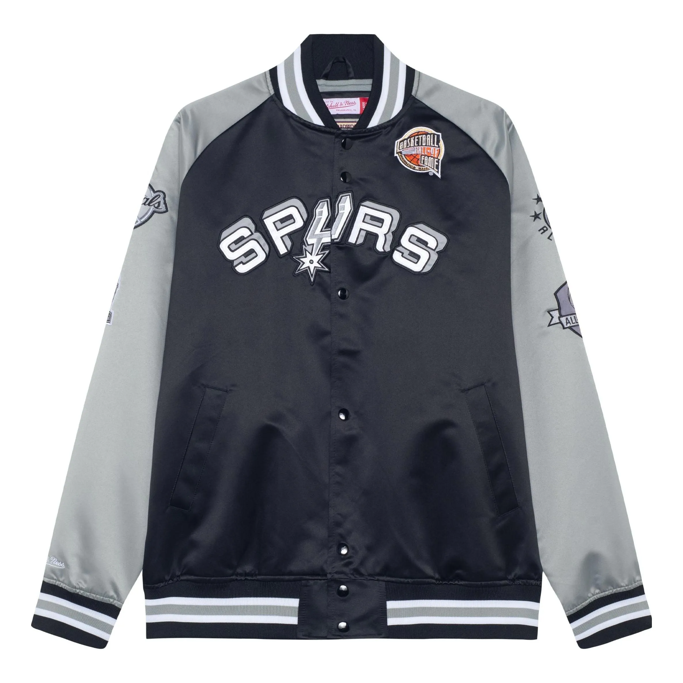 Mitchell & Ness x NBA Spurs Hof N&N Satin Jacket 'Tony Parker 9' OJBF6860-SASYYTPABKGY sold by KicksCrew