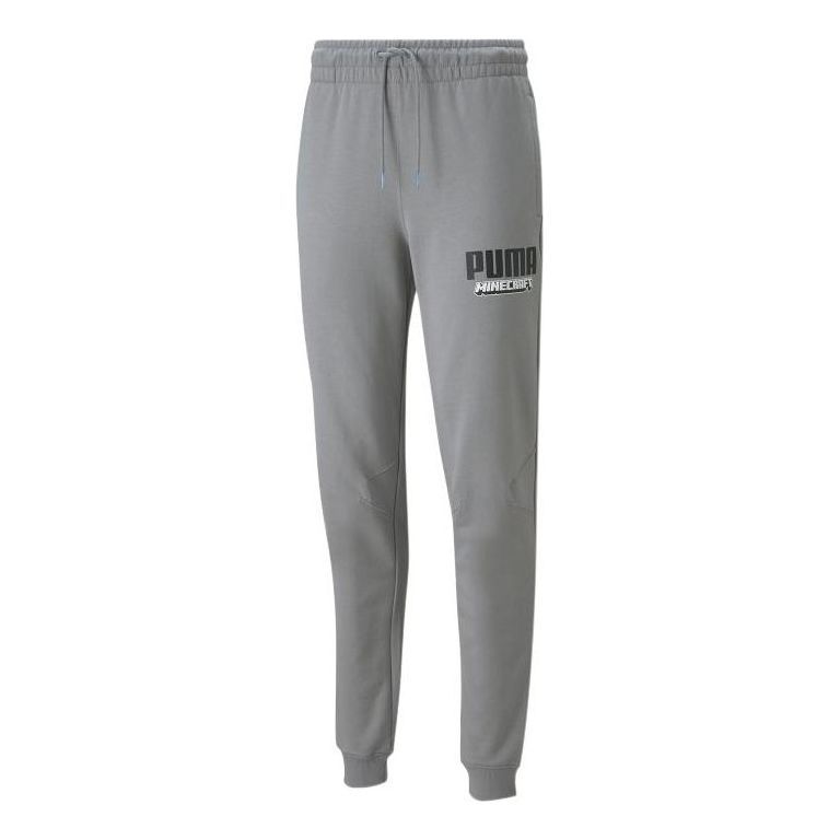 Puma x MINECRAFT Sweatpants 'Grey' 534377-76 sold by KicksCrew