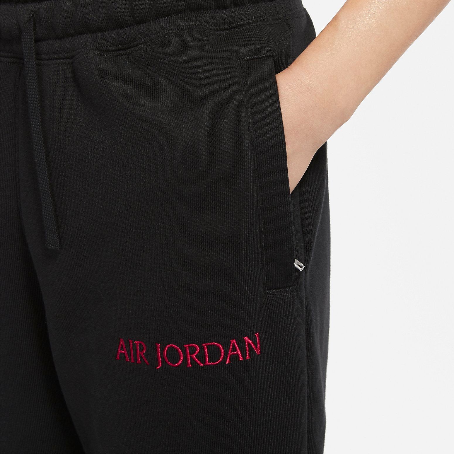 (WMNS) Air Jordan French Terry Joggers 'Black' DQ4652-010 sold by KicksCrew product image thumbnail 2