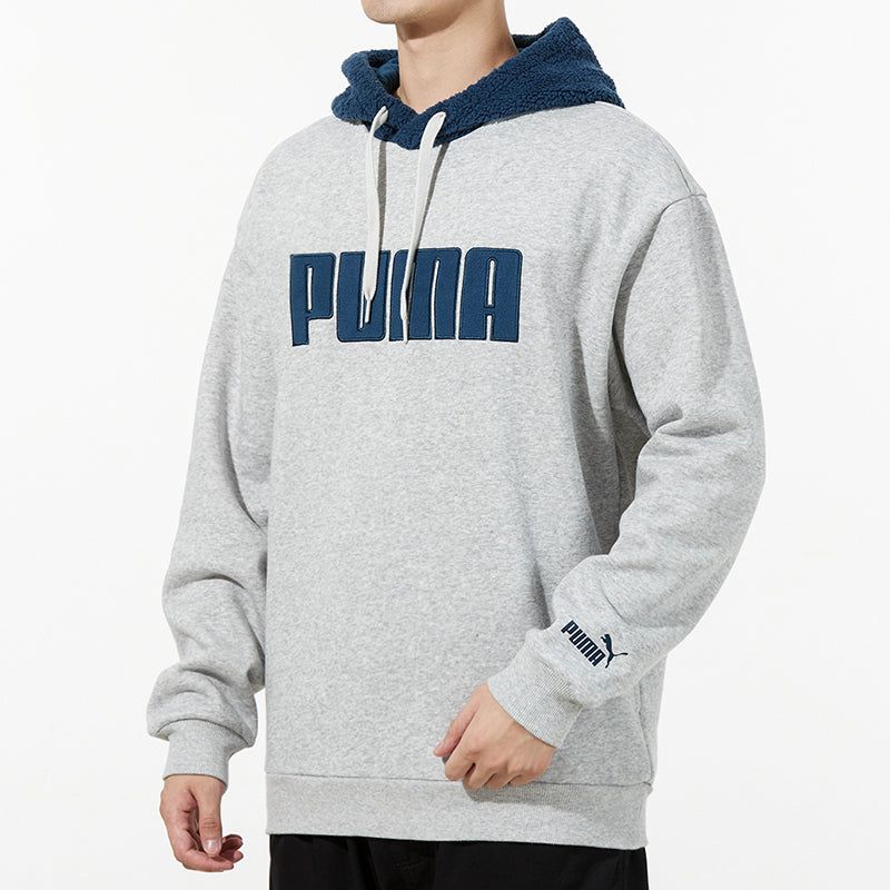 Puma Long Sleeved Pullover Hoodie 'Grey Navy' 534939-04 sold by KicksCrew product image thumbnail 5
