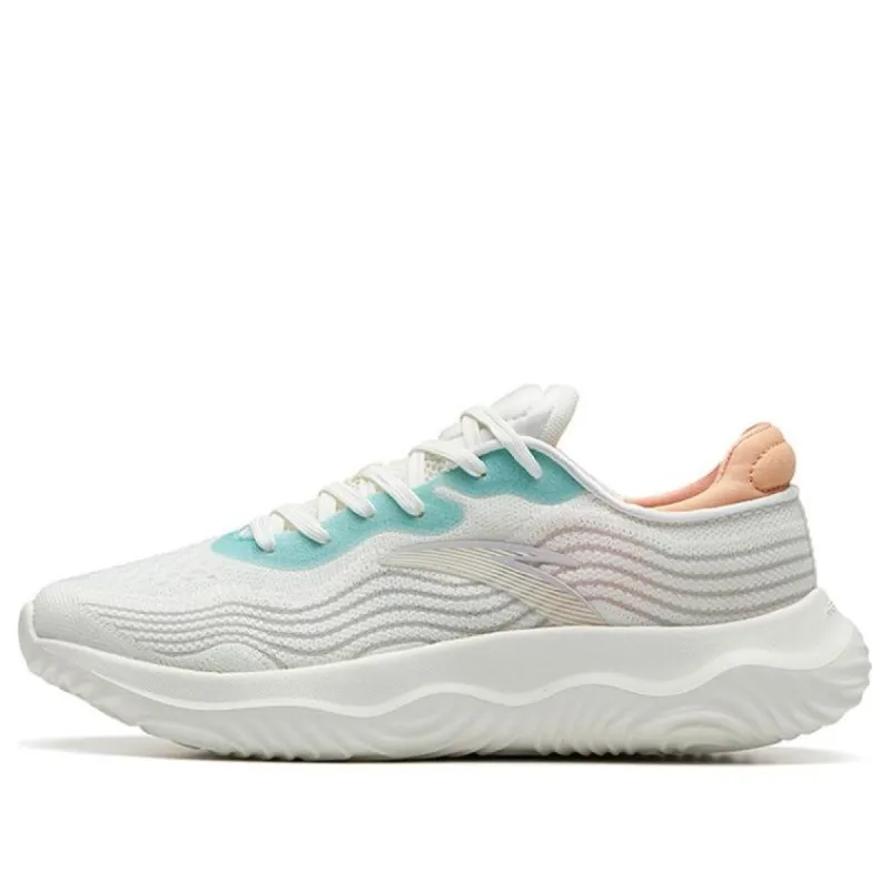 (WMNS) ANTA Training Series Sneakers 'White Blue' 122237718-5 sold by KicksCrew