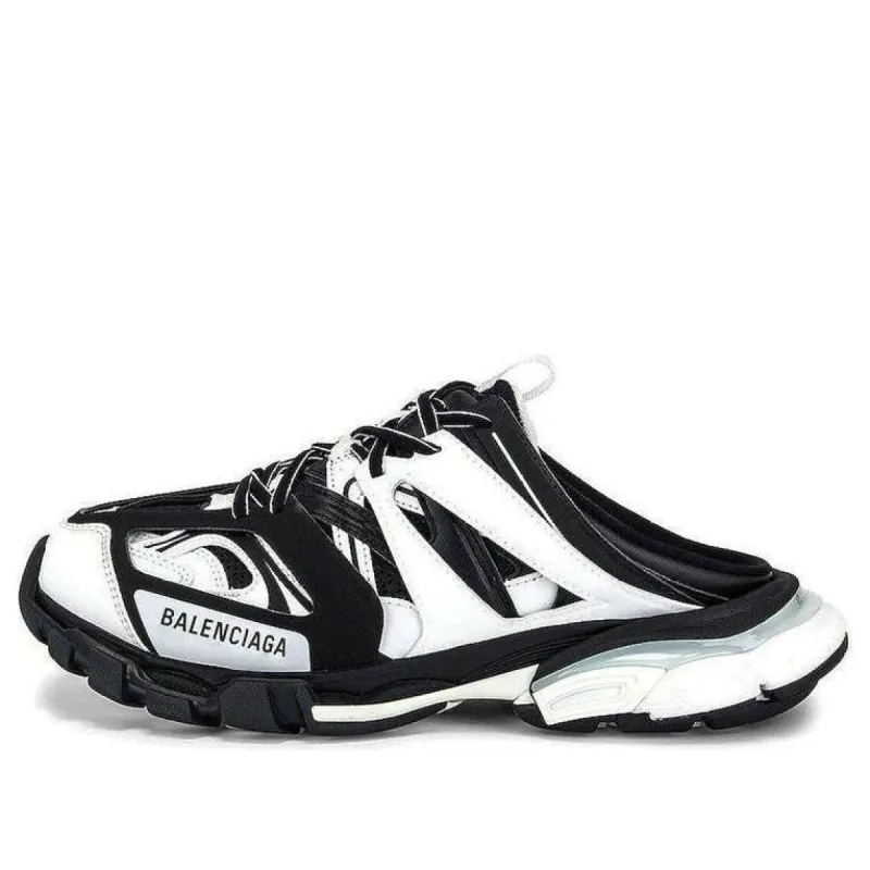 Balenciaga Track Mules 'White Black' 653814W3DA49019 sold by KicksCrew