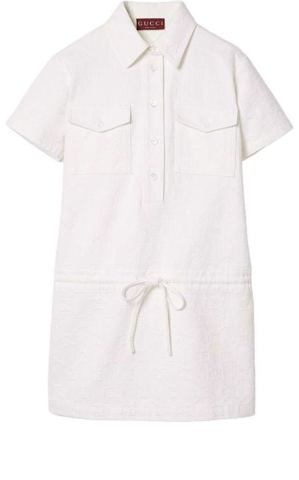 (WMNS) Gucci GG Jacquard Denim Dress 'White' 788736-XDC0S-9692 sold by KicksCrew