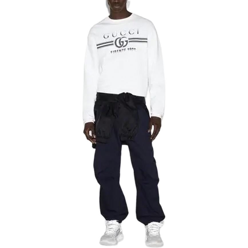 Gucci Cotton Jersey Sweatshirt 'White' 784413-XJGKQ-9082 sold by KicksCrew product image thumbnail 2