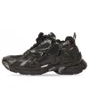 (WMNS) Balenciaga Runner Sneakers 'Black Mesh and Nylon with clear multicolor deco' 677402W3RB11000 sold by KicksCrew