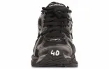 (WMNS) Balenciaga Runner Sneakers 'Black Mesh and Nylon with clear multicolor deco' 677402W3RB11000 sold by KicksCrew